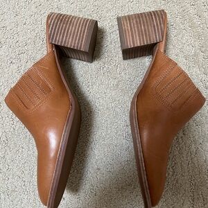 Madewell Camel Mule, size 8
